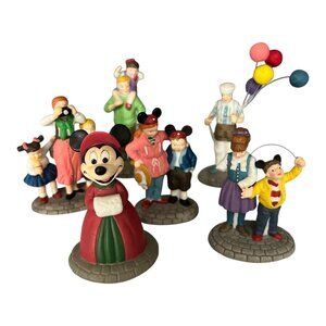 Dept. 56 Disney Parks Figurines – Set of 6 Ceramic Figures | 2.5” | Mickey’s Mer